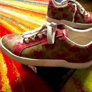 COACH Valentine’s leather shoe.  Super cute!!!